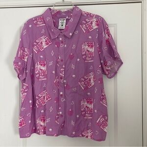 Hot Topic Hello Kitty Strawberry Milk Shirt 2X Kawaii